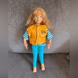1986 Vintage CHELSEA Mattel Hot Looks 18" Fashion Model Doll  Barbie Poseable